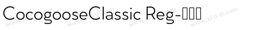CocogooseClassic Reg字体转换